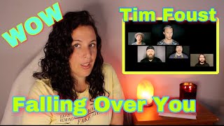 Reacting to Tim Foust  | Falling Over You Sean Altman tribute | Acapella Group First Time REACTION
