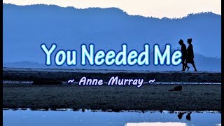 Download lagu You Needed Me - Anne Murray (KARAOKE VERSION) mp3 Download lagu You Needed Me - Anne Murray (KARAOKE VERSION) mp3