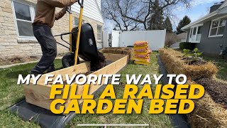 Filling New Raised Garden Beds - Don’t forget the WOOD CHIPS!!