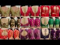 Latest Designer Saree Blouse Back Neck Designs And Sleeves Designs Cotton Silk Saree Blouse Designs