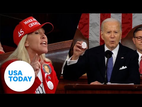 President Biden fires back at Marjorie Taylor Greene, hecklers during State of the Union USA TODAY