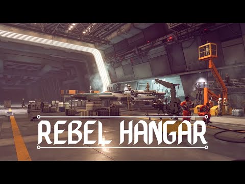 Star Wars Ambience - New Republic Star Cruiser - Hangar (hangar ambience, no music)