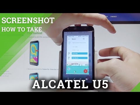 How to Take Screenshot on ALCATEL U5 - All Capture Screen Methods |HardReset.Info