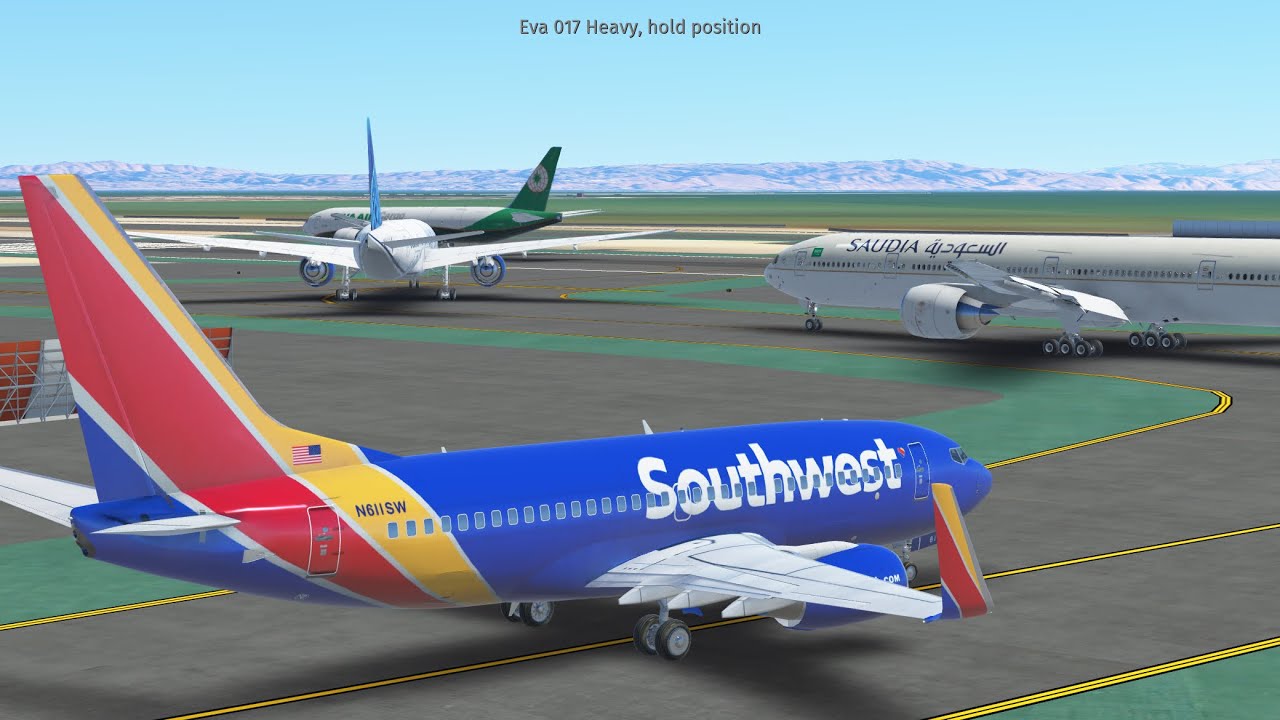 Infinite Flight Full Flight SAN FRANCISCO (KSFO) - LOS ANGELES (KLAX) Southwest Boeing 737-700