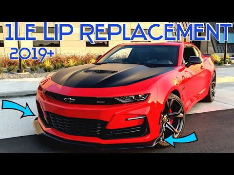 Camaro 19-24 1LE Splitter Install and Removal. Tips and Tricks