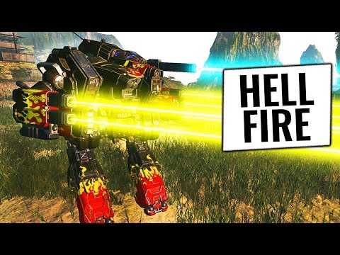 122 KPH AND 60 TONS BACKSTABBING - Hellfire Build - Mechwarrior Online 2018 MWO - TTB