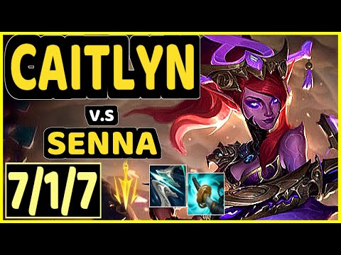 CAITLYN vs SENNA - 7/1/7 KDA BOTTOM ADC GAMEPLAY - BR Ranked GRANDMASTER
