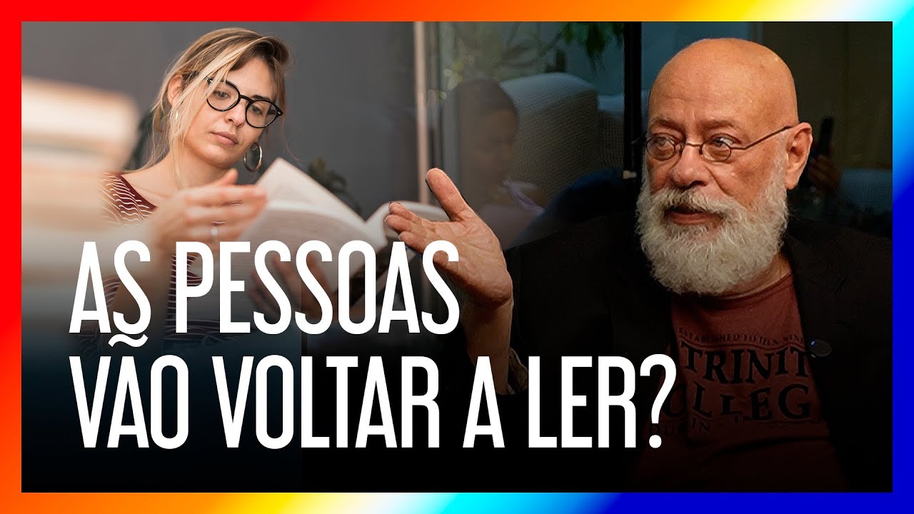 LUIZ FELIPE PONDÉ RESPONDE SE AS PESSOAS VÃO LARGAR O CELULAR E LER LIVROS