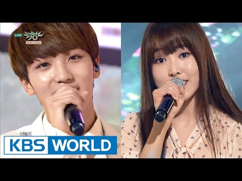 YUJU & SUNYOUL - Cherish | 유주(여자친구) & 선율(업텐션) - 보일 듯 말 듯 [Music Bank HOT Stage / 2016.03.25]