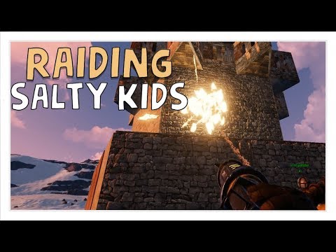 RAIDING A SALTY KID ( WHO HAS 2800 HOURS ) - Rust