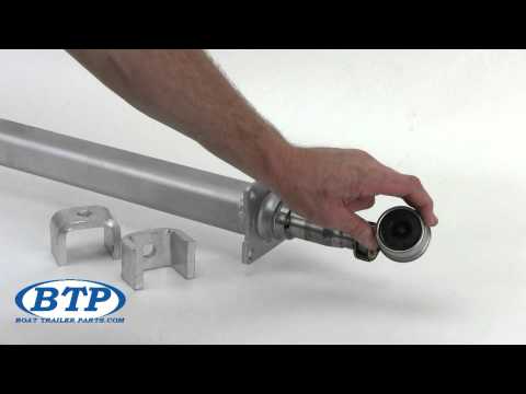 Galvanized 2 x 2 3500lb Capacity Axle Features
