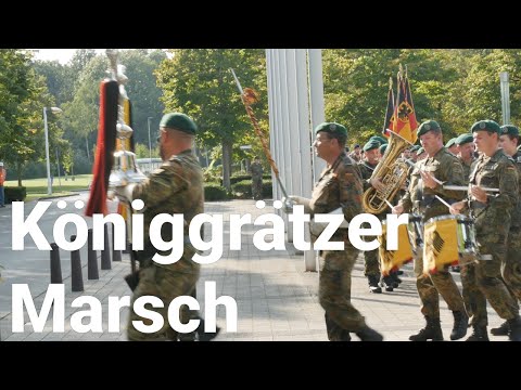Einmarsch Ehrenformation Streitkräfteamt - Königgrätzer Marsch - Musikkorps der Bundeswehr