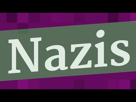 NAZIS pronunciation • How to pronounce NAZIS