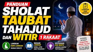 Download lagu PANDUAN SHOLAT TAUBAT 2 RAKAAT - TAHAJUD 2 RAKAAT DAN WITIR 1 RAKAAT LENGKAP TEKS ARAB DAN INDONESIA mp3