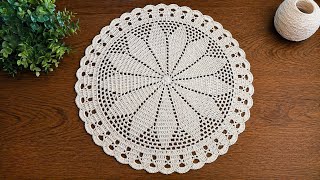 How to Crochet a Stunning Elegant Doily,Easy Step-by-Step Tutorial for Beginners