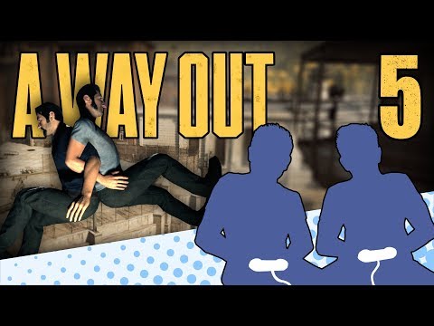 A Way Out - PART 5 - SEWER SHARKS - Let's Game It Out