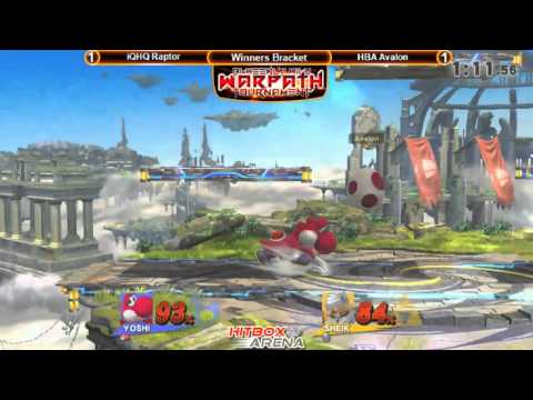 Warpath #7 - HBA Avalon (Sheik) v iQHQ Raptor (Yoshi) Winner's Finals