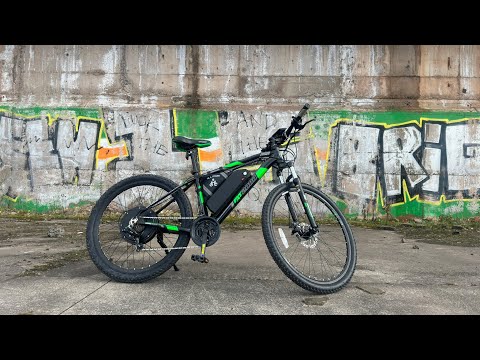First Ride E Bike 1500w 48v 17.5ah DIY conversion 35mph + MTB Electric Bike Mountain E-Bike