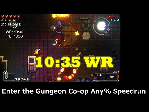 Co-op Any% Speedrun 10:35【Enter the Gungeon】