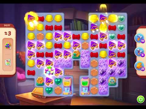 HomeScapes Level 9691 no boosters (9741 for other countries)