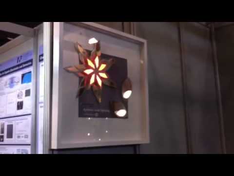 Fraunhofer COMEDD OLED lighting panels at PE2012