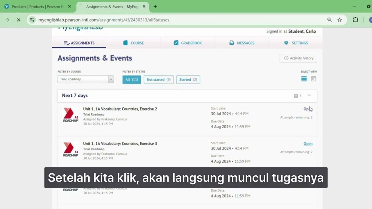 Bagaimana melakukan tugas