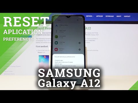 How to Reset App Preferences in SAMSUNG Galaxy A12 – Default App Configuration