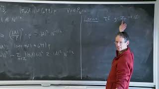 Lecture 05: The Large Sieve