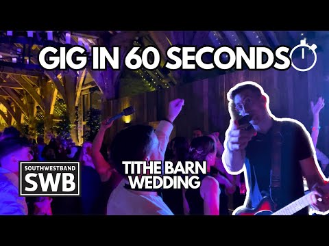 UK Wedding Band with Sax - SouthWestBand live at Tithe Barn, Bolton Abbey, Skipton, Yorkshire