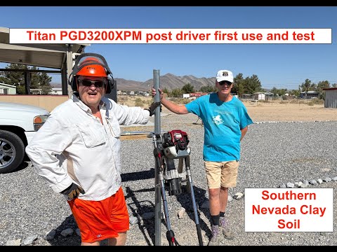 Titan Post Driver Test