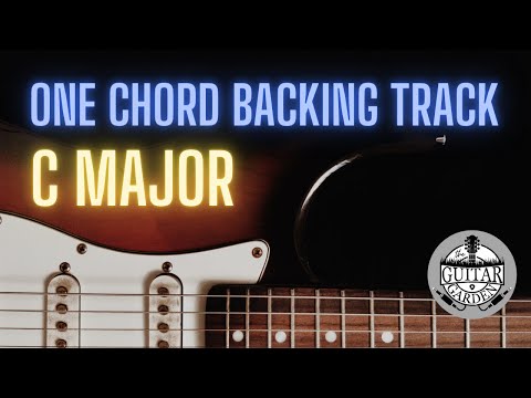 One Chord Backing Track in C Major