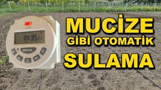 OTOMATİK SULAMA SİSTEMİ KURDUK - BAHÇEDEN KURBAĞA ÇIKIYOR - ÇAPA VE GÜ