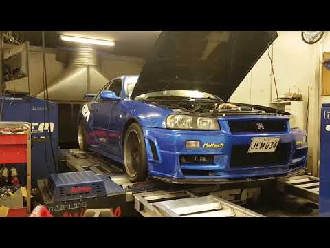 JEM034 R34 GTR 961KW 1288HP DYNO PULL