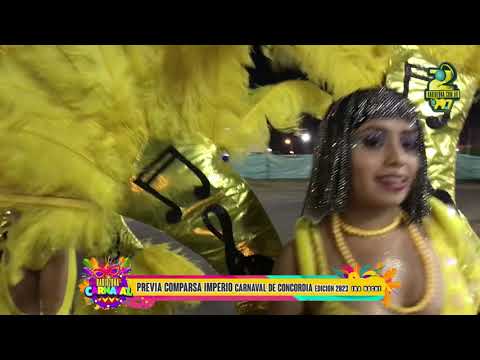 Comparsa Imperio 2023 - Previa Primer desfile - Carnaval de Concordia - Radio Zona Carnaval