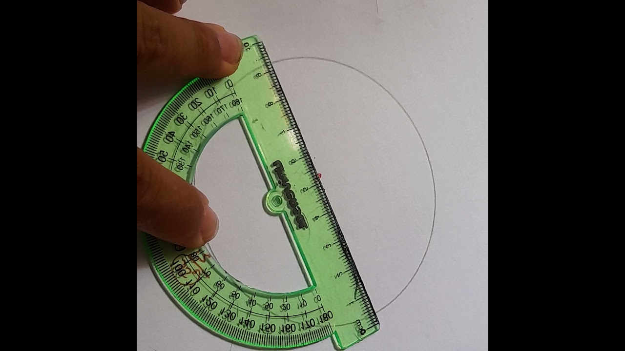 cómo dibujar un Pentágono inscrito en una circunferencia