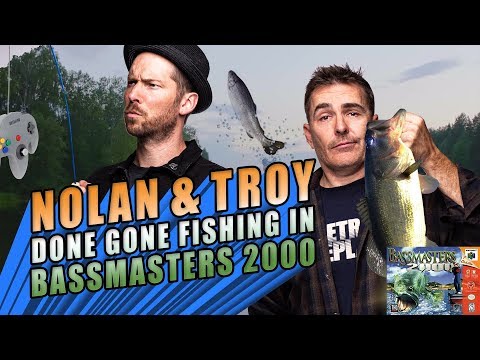 Nolan North and Troy Baker Done Gone Fishing in Bassmasters 2000
