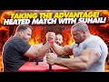 TAKING THE ADVANTAGE! HEATED ARM WRESTLING MATCH WITH SUHAIL KHAN!