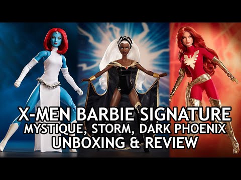 X-Men Barbie Signature | Storm | Dark Phoenix | Mystique | Unboxing & Review