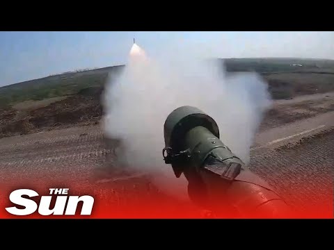 Russian aircraft blown out the sky by Ukrainian handheld rocket launchers