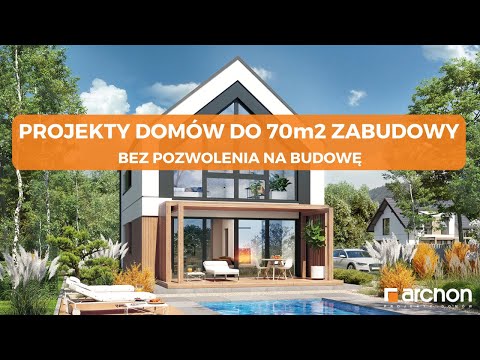 Dom do 70m2 zabudowy I ARCHON+ Projekty Domów
