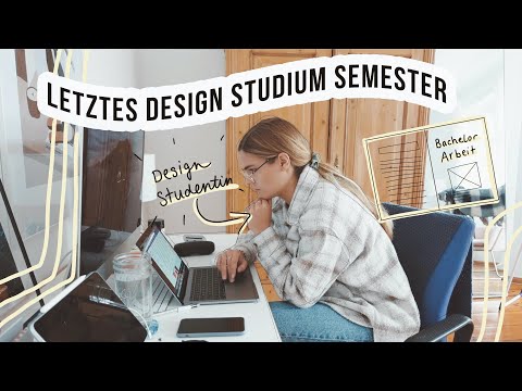 Mein letztes Design Studium Semester - Uni Weekly Vlog // I'mJette