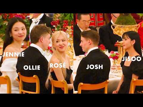 We had dinner with BLACKPINK at Buckingham Palace