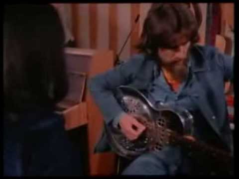 John Lennon and George Harrison in 1971 Recording Oh my Love
