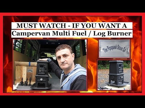 PIPSQUEAK Mini Multi Fuel Burner UN-BOXING - Wood - Log - Coal - SavvySurf - Vanlife