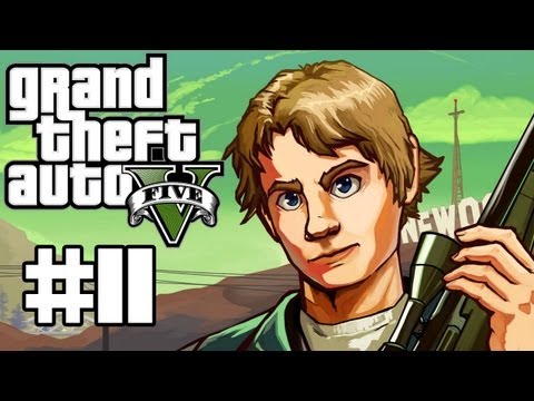 Grand Theft Auto 5 Gameplay / Playthrough w/ SSoHPKC Part 11 - Getting In Trouble