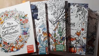 COMPLETED PAGES: All my Rita Berman Completed Pages! | Adult Colouring!