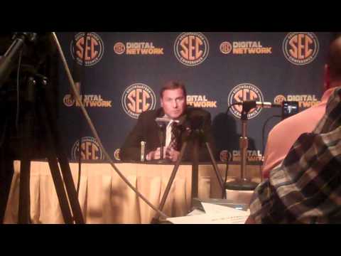 0 Dan Mullen Talks To The Press At The 2011 SEC Media Days 