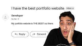 She claimed to have the BEST portfolio site - roasting your portfolios #10