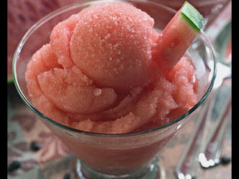 Gelato al Cocomero Anguria Cremoso e gustoso col bimby o senza gelatiera ! Facile e Veloce