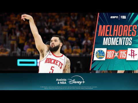 ROCKETS vencem mais uma vez pela defesa, empatam com os WARRIORS e forçam o Jogo 7
